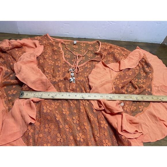 Free People Intimately Kokomo Beach Floral Lace Cover Up Medium NWT - Picture 11 of 13